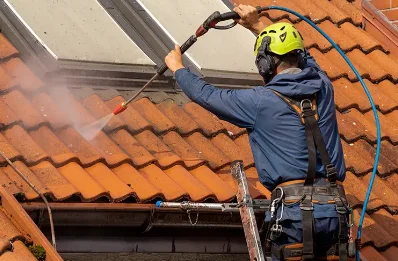 Démoussage et hydrofuge de toiture à Villemoustaussou
